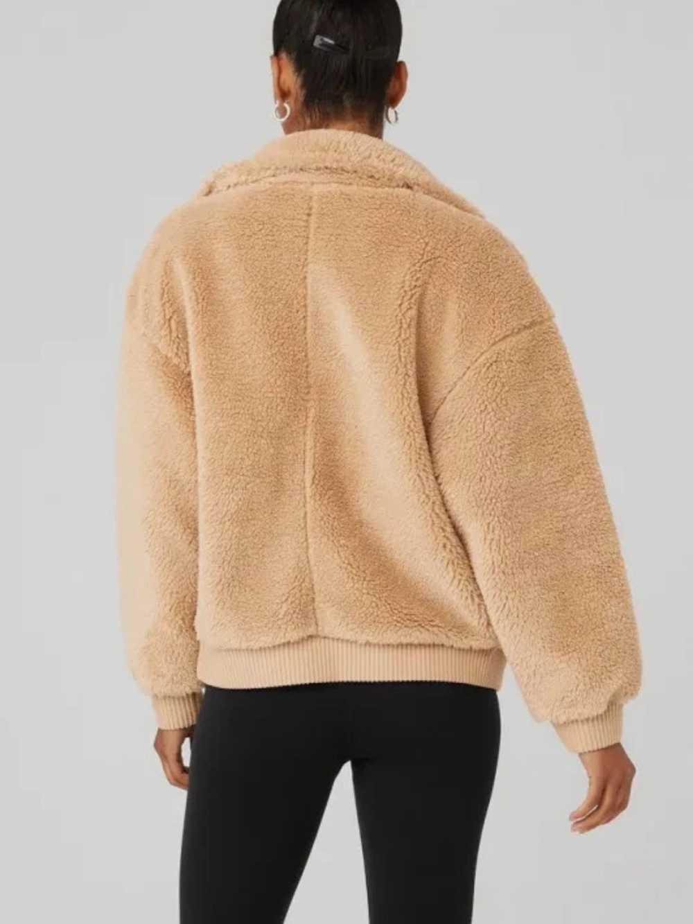 Alo Varsity Teddy Jacket - Picture 4 of 10